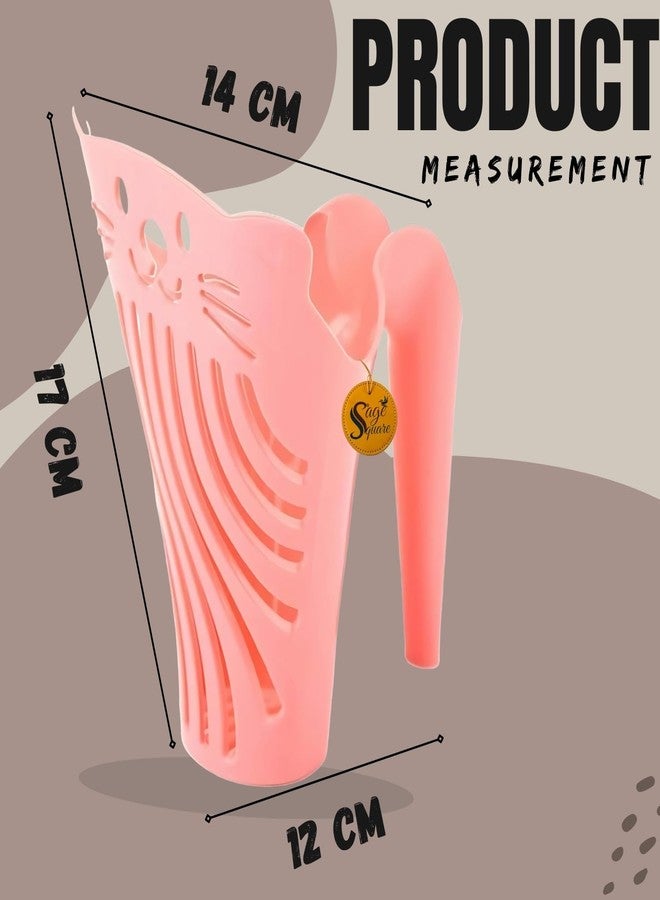 سايج سكوير مجرفة فضلات مربعة من سيج - تصميم على شكل وجه قطة، قوية ومتينة بمقبض طويل لسهولة التنظيف، خفيفة الوزن، مريحة ومثالية للمنازل التي تضم أكثر من قطة - Image 4